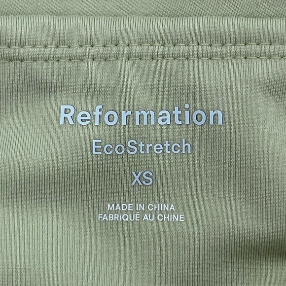 Reformation EcoStretch Light Green Performance Athletic Leggings Size XS - Picture 7 of 8